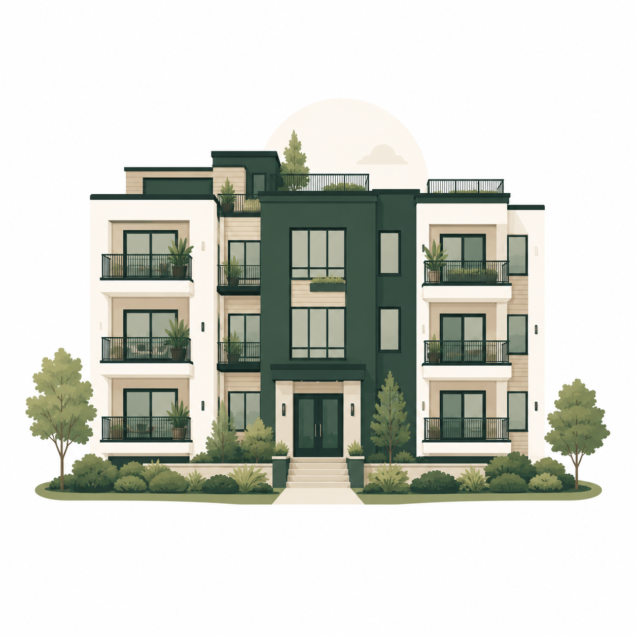 Multifamily mid-rise property