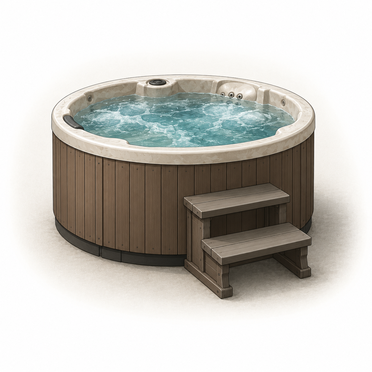 A hot tub