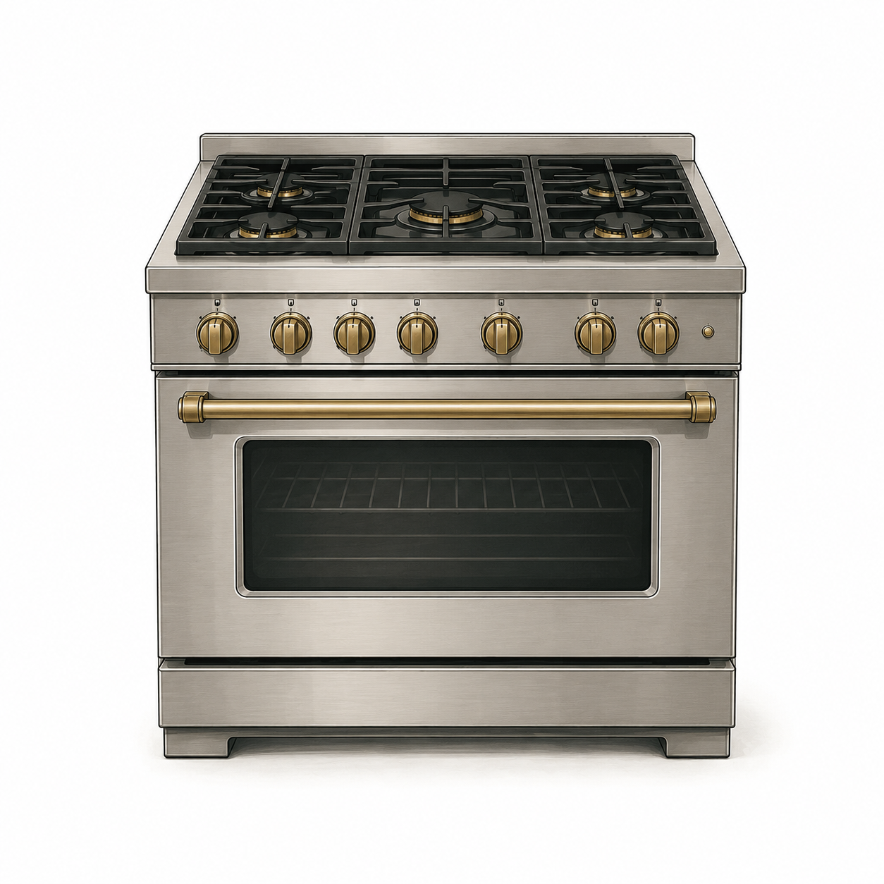 A chef's range