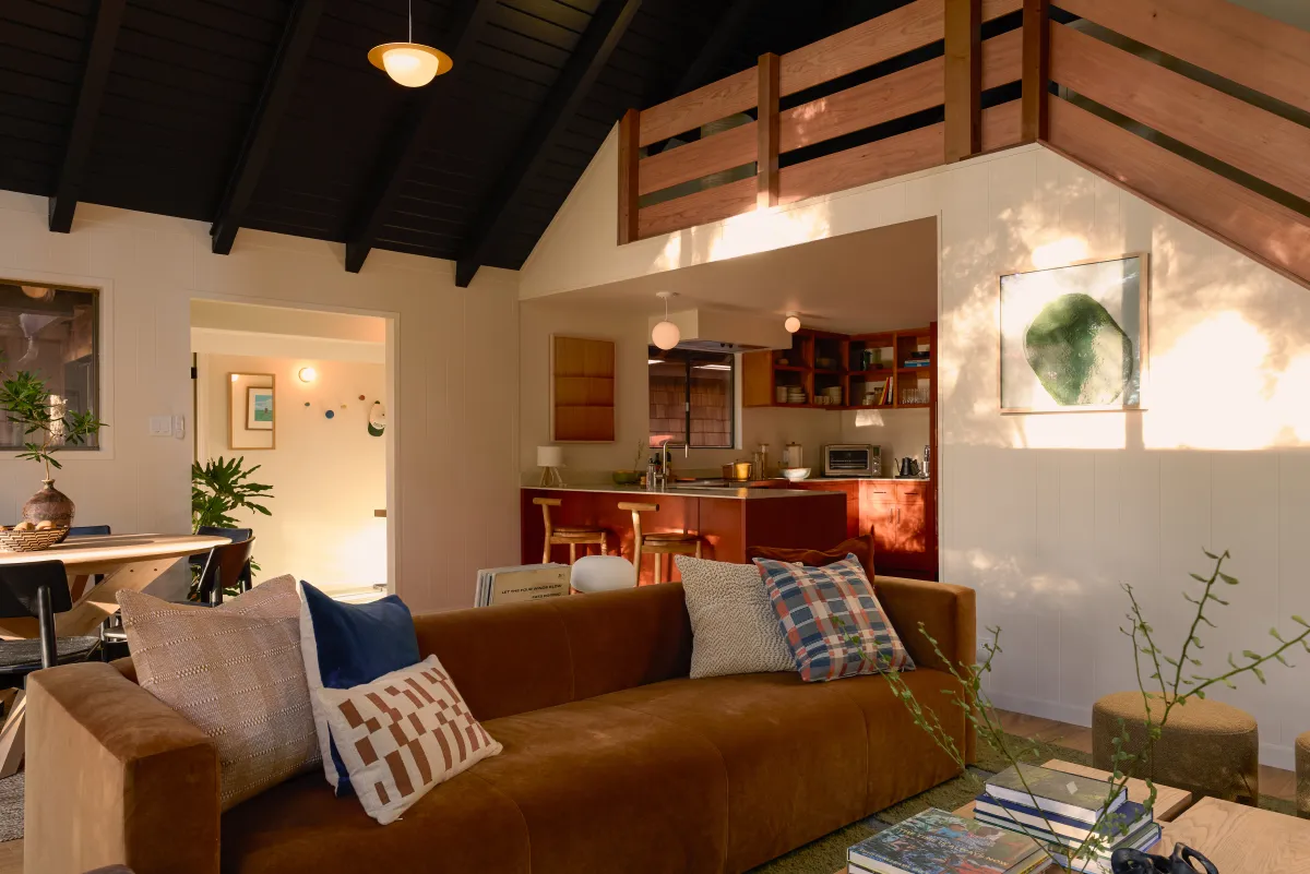 Interior of The Timber Ridge at Sea Ranch.