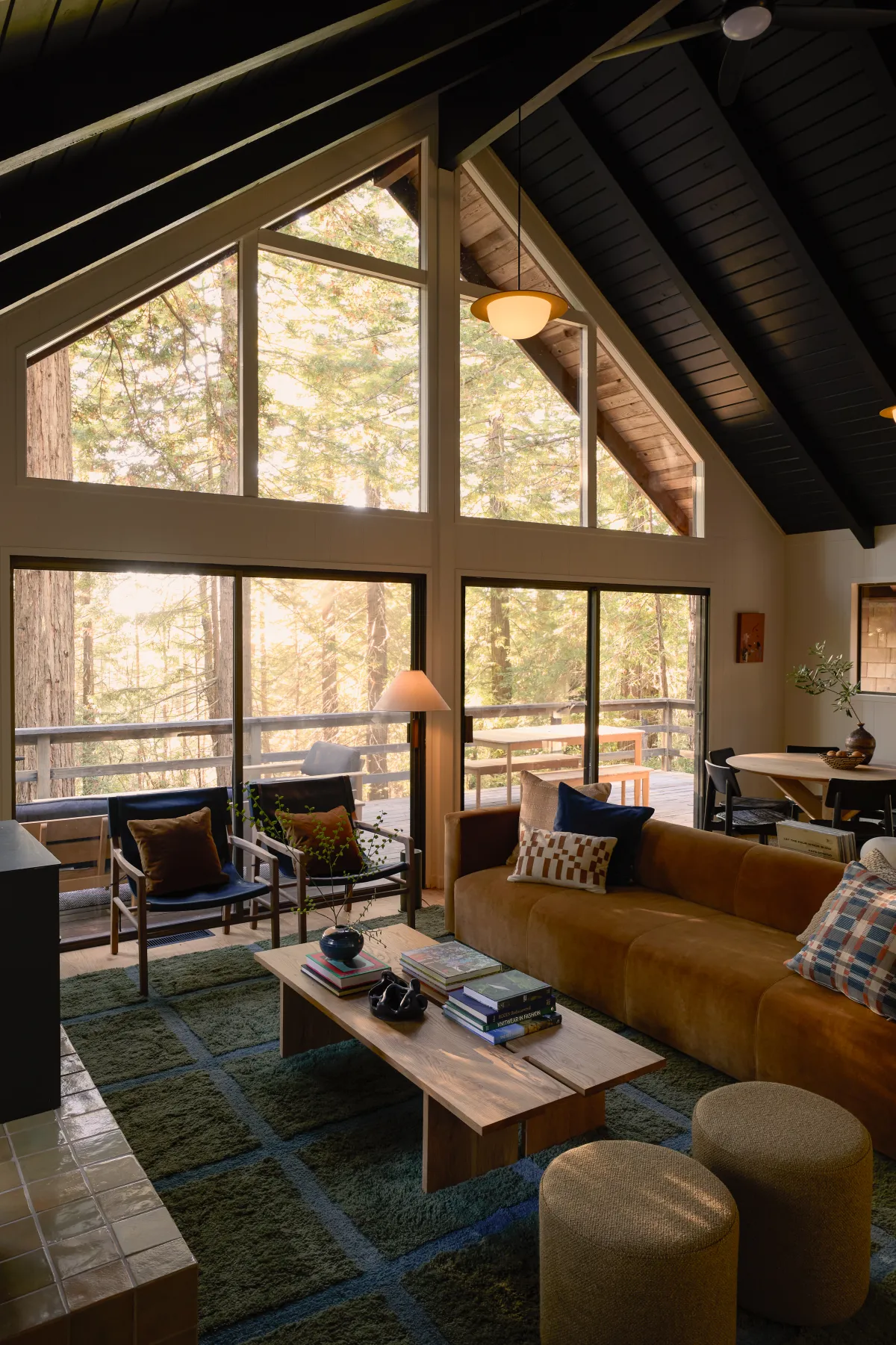 Interior of The Timber Ridge at Sea Ranch.