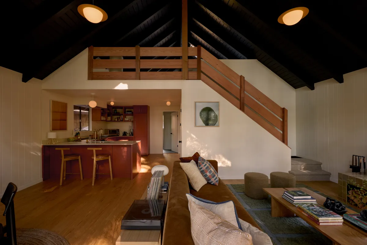 Interior of The Timber Ridge at Sea Ranch.