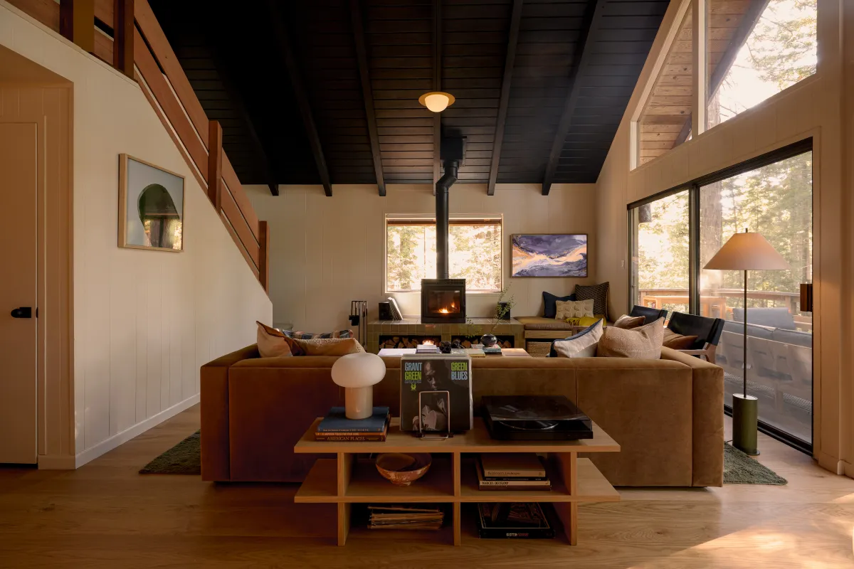 Interior of The Timber Ridge at Sea Ranch.