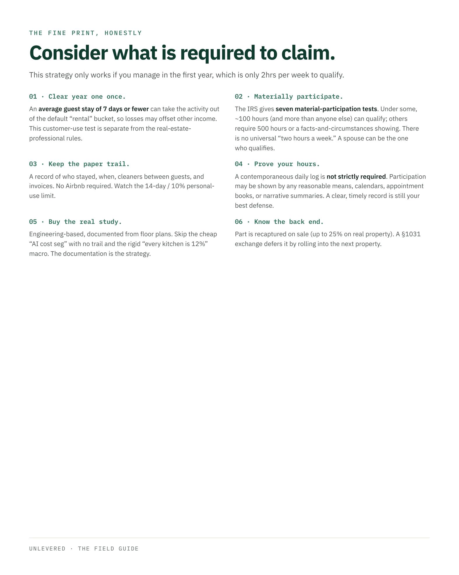 The Unlevered Field Guide 2026 — page 14 of 15