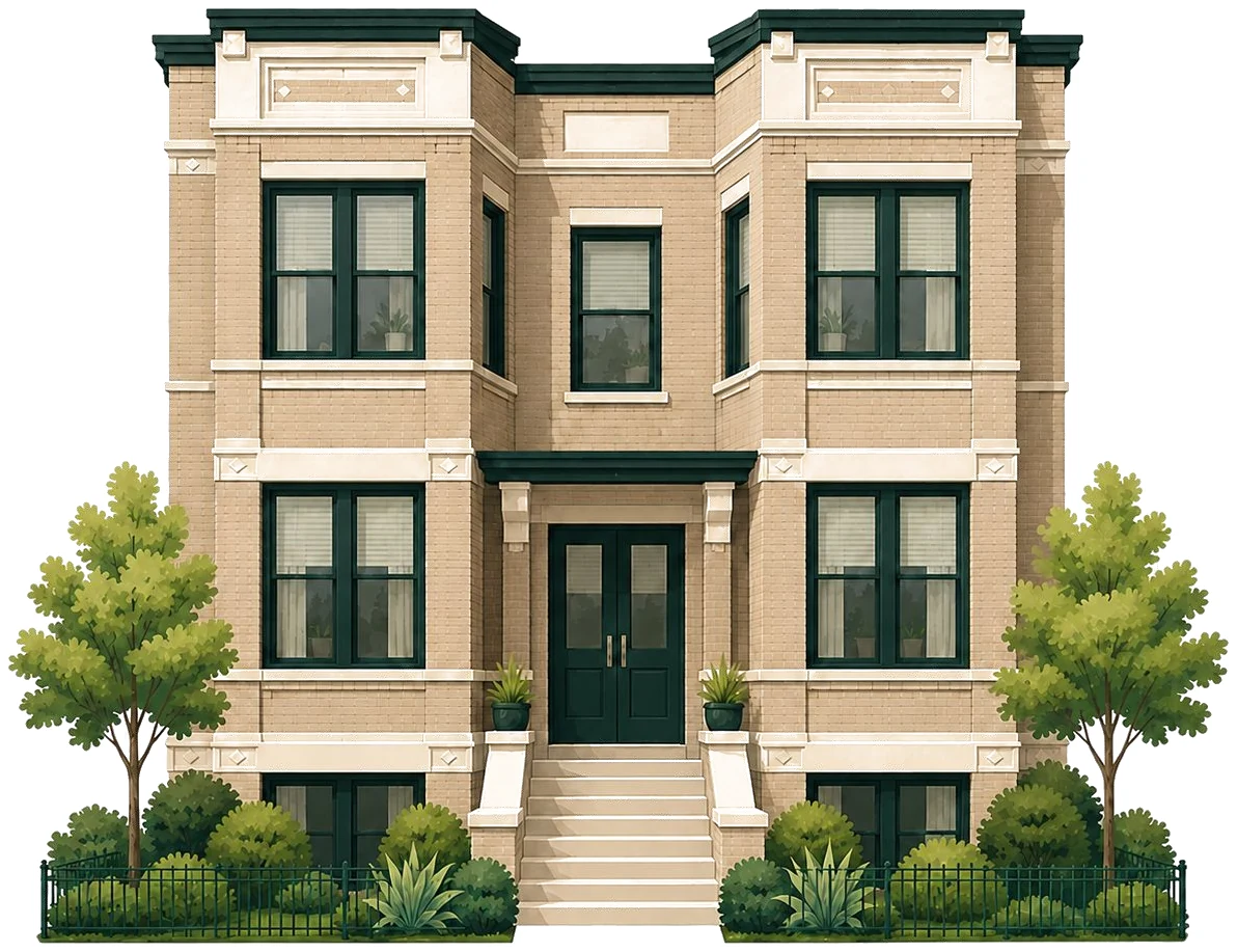 Chicago Two-Flat Duplex